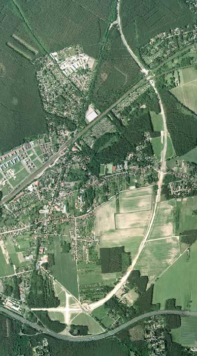 Streckenf&uuml;hrung der Umgehungsstra&szlig;e