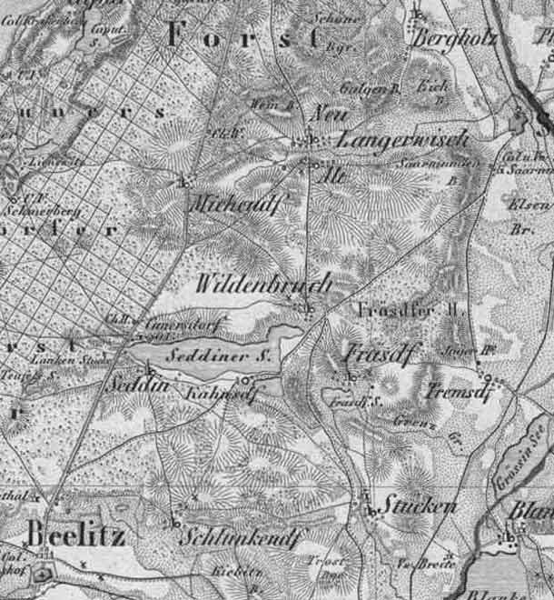 Karte von 1847