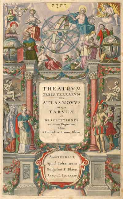 Titelbild Blaeu Atlas 1636
